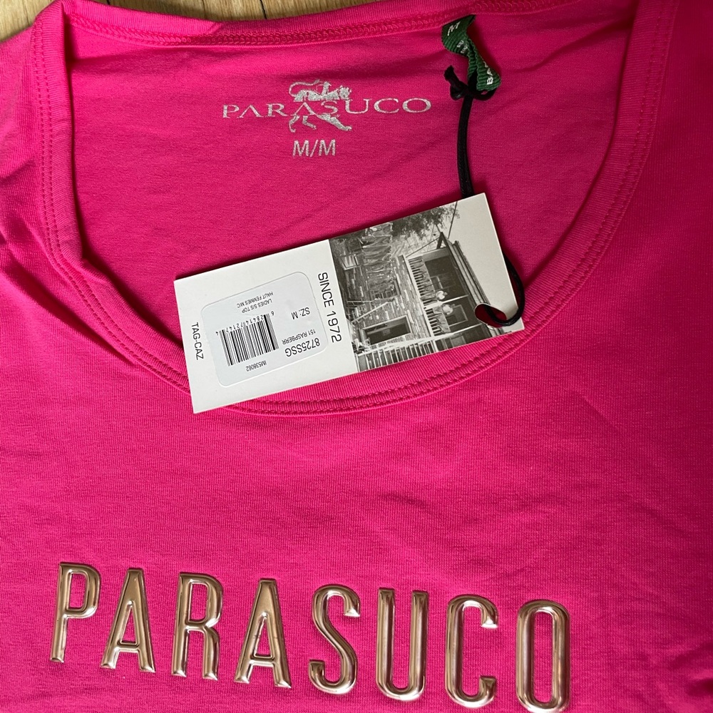 Parasuco Basic Logo T-Shirt Nwt - Picture 3 of 3